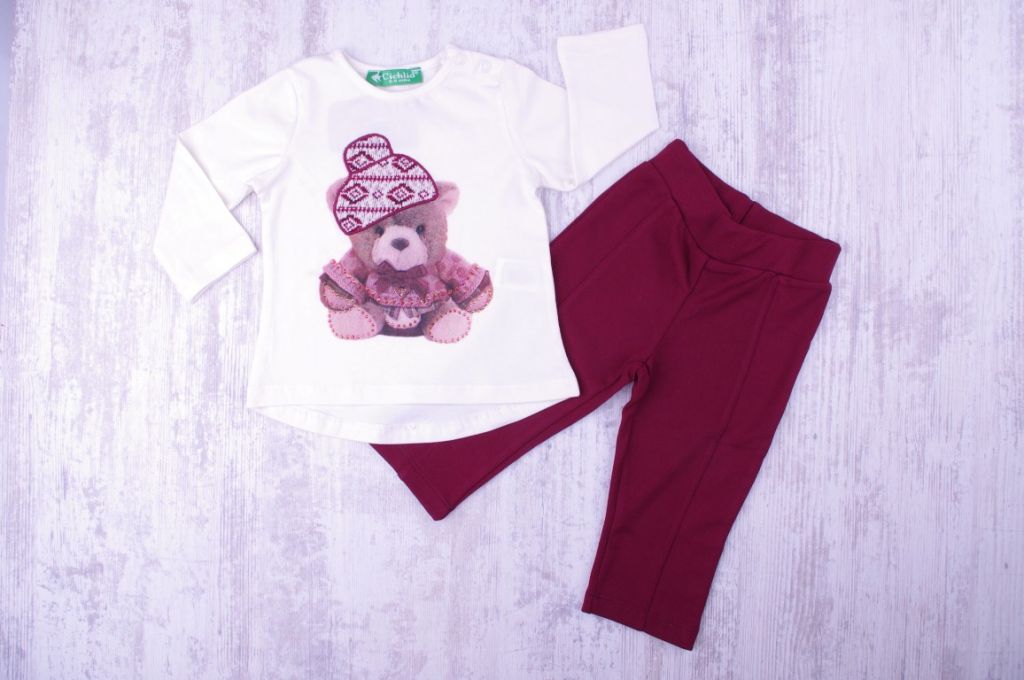 Set of tunic with wedge