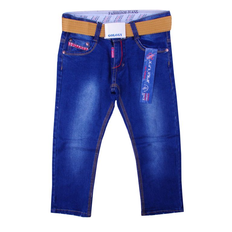 Jeans with belt