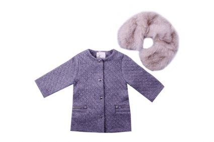 Stuffed cardigan