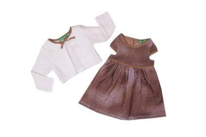 Dress with bolero