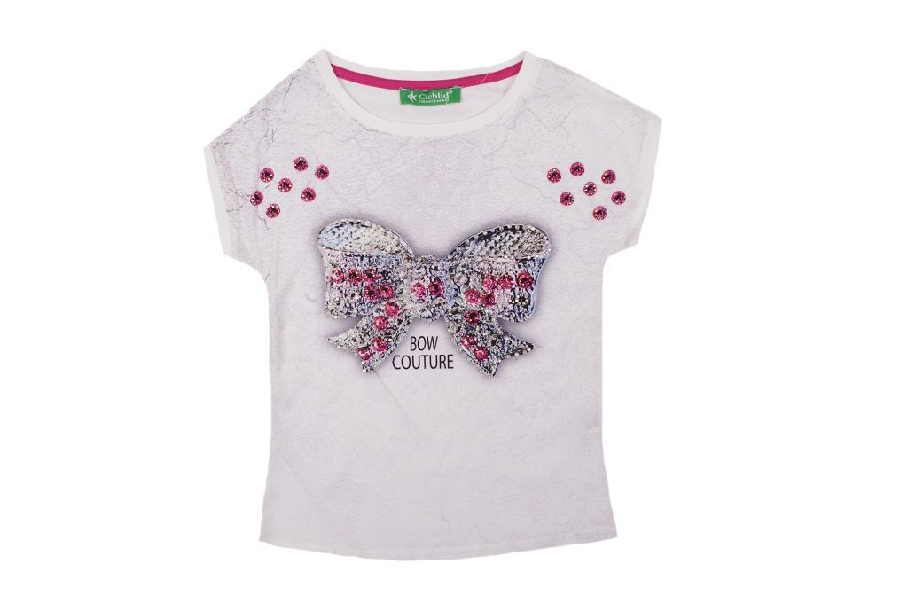 T-shirt with ribbon