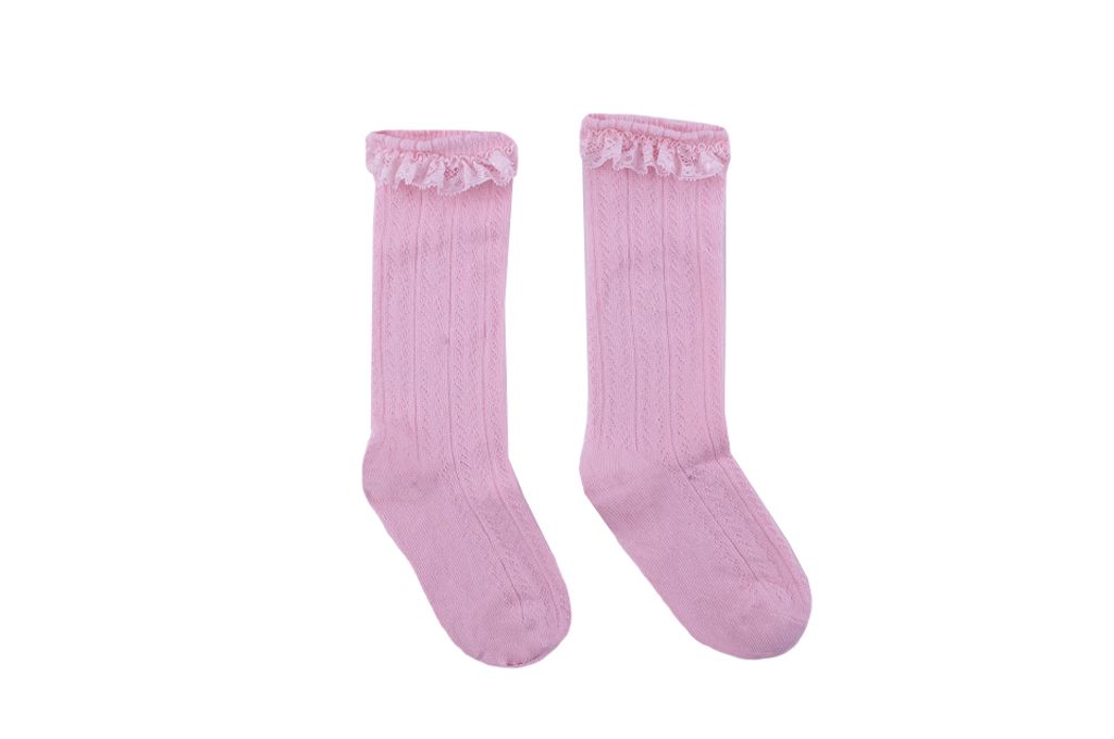 Socks with lace