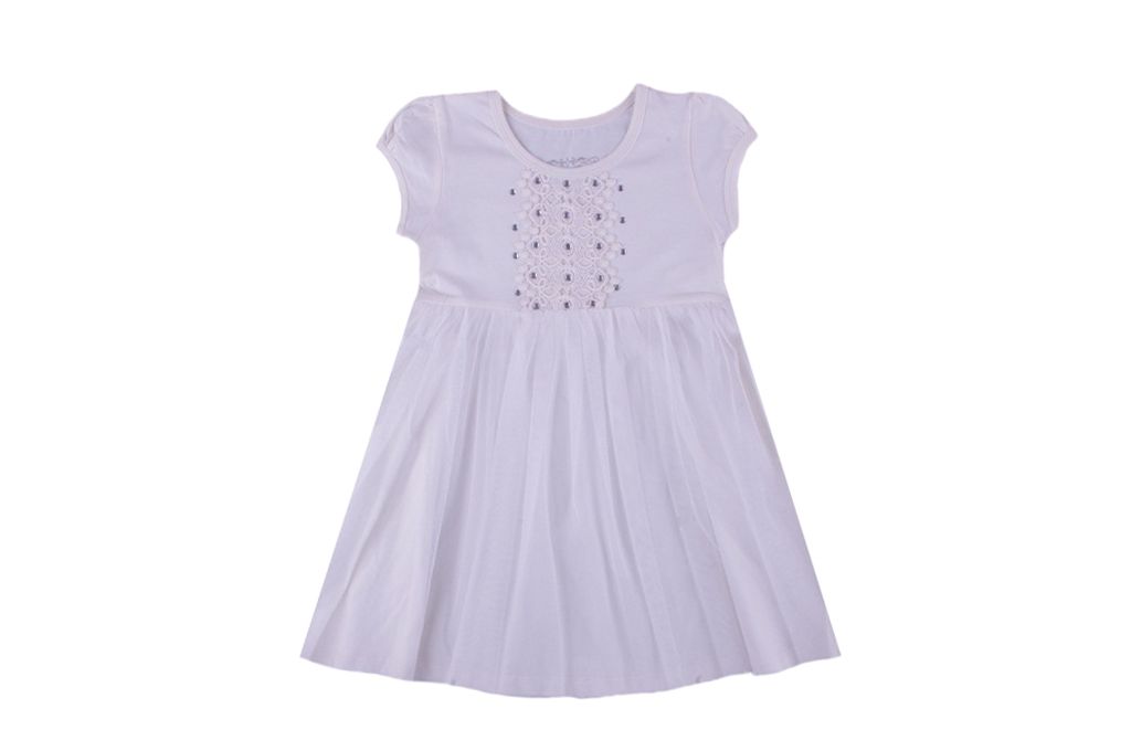 Dress with tulle