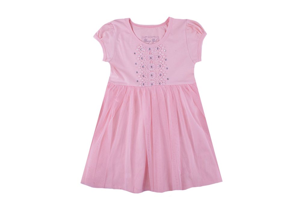 Dress with tulle