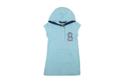 Dress with a hood