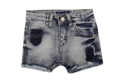 Short denim pants
