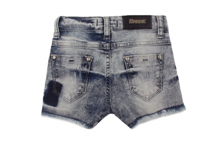 Short denim pants