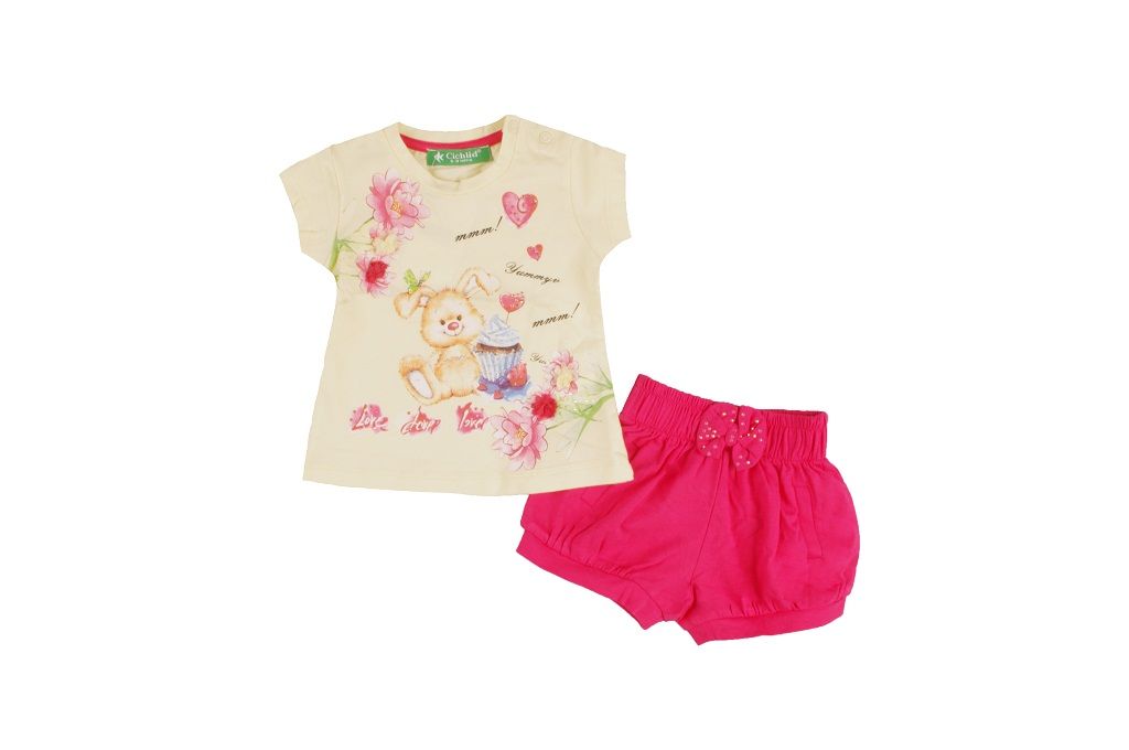 Set short sleeve girl