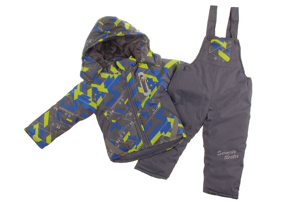 Jacket with overweight boy