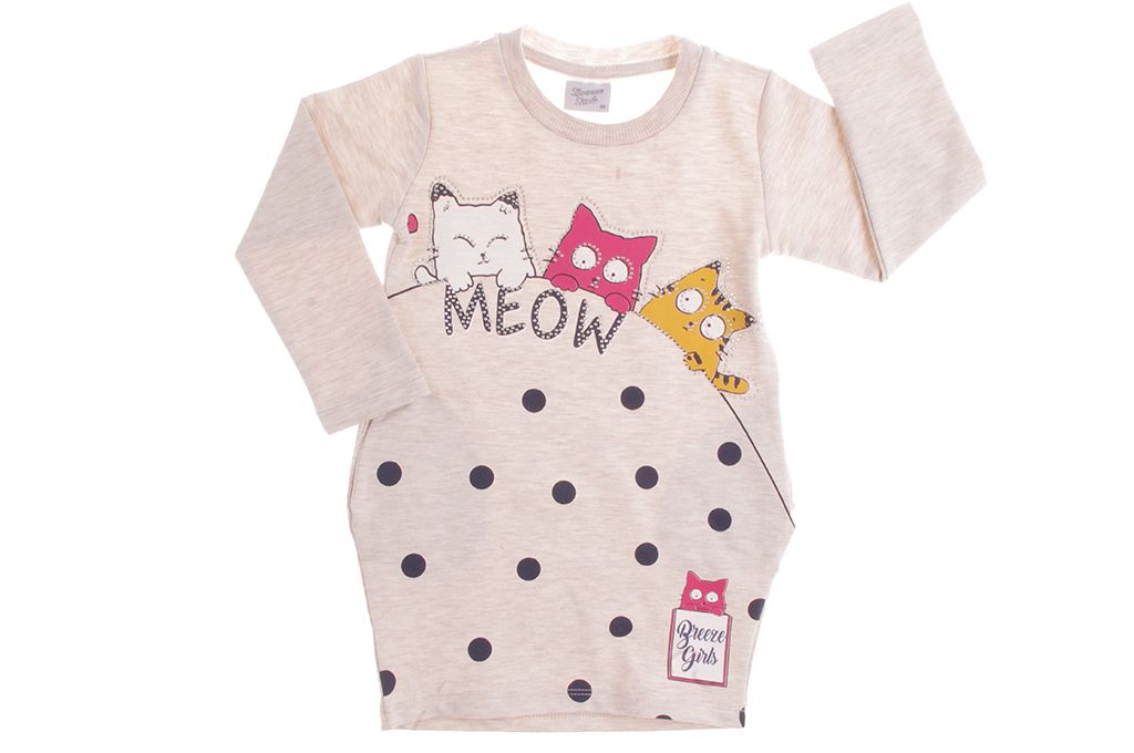 Dress with pockets `kittens`