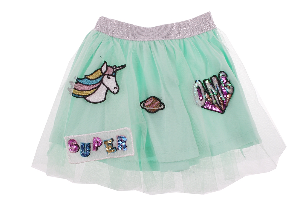 Skirt with tulle