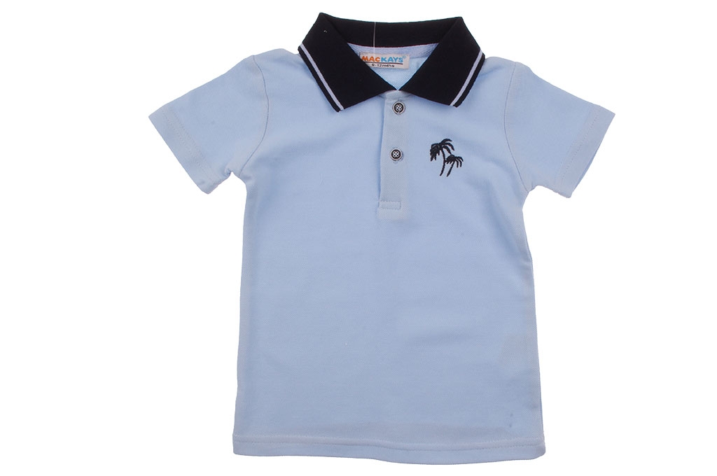 T-shirt for boy with collar