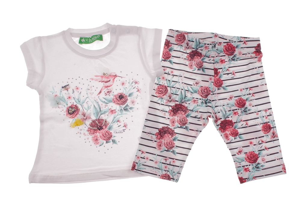 T-shirt set with wedge