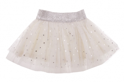 A skirt with a star tulle