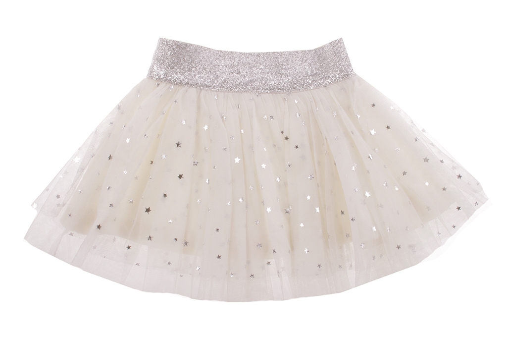 A skirt with a star tulle