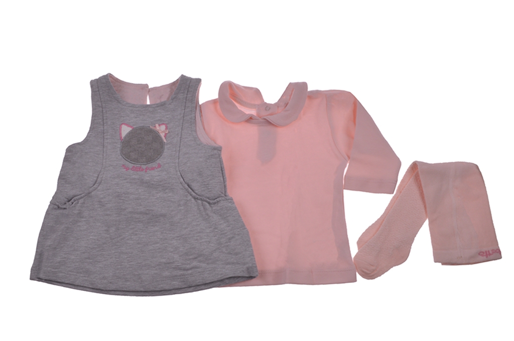 Set of long sleeve girl 3 parts