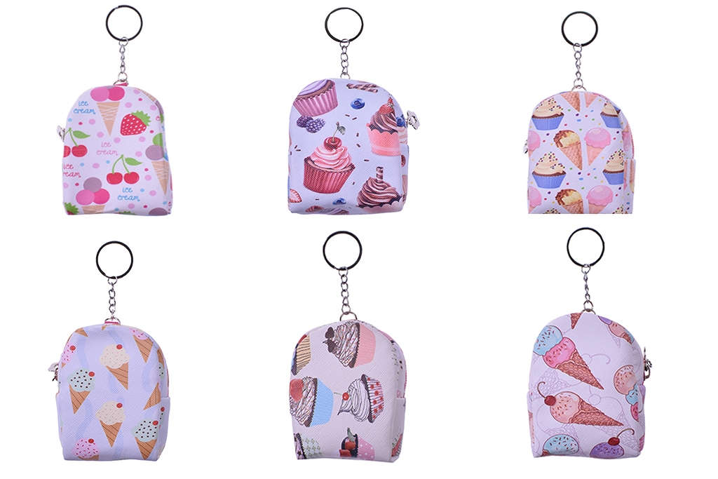 Purses - key ring 12 pieces