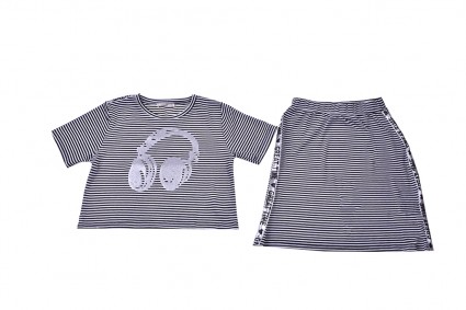 Short sleeve set for girl