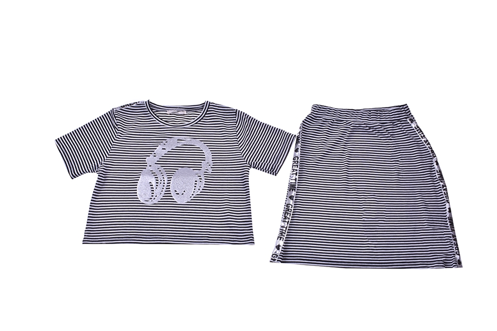 Short sleeve set for girl