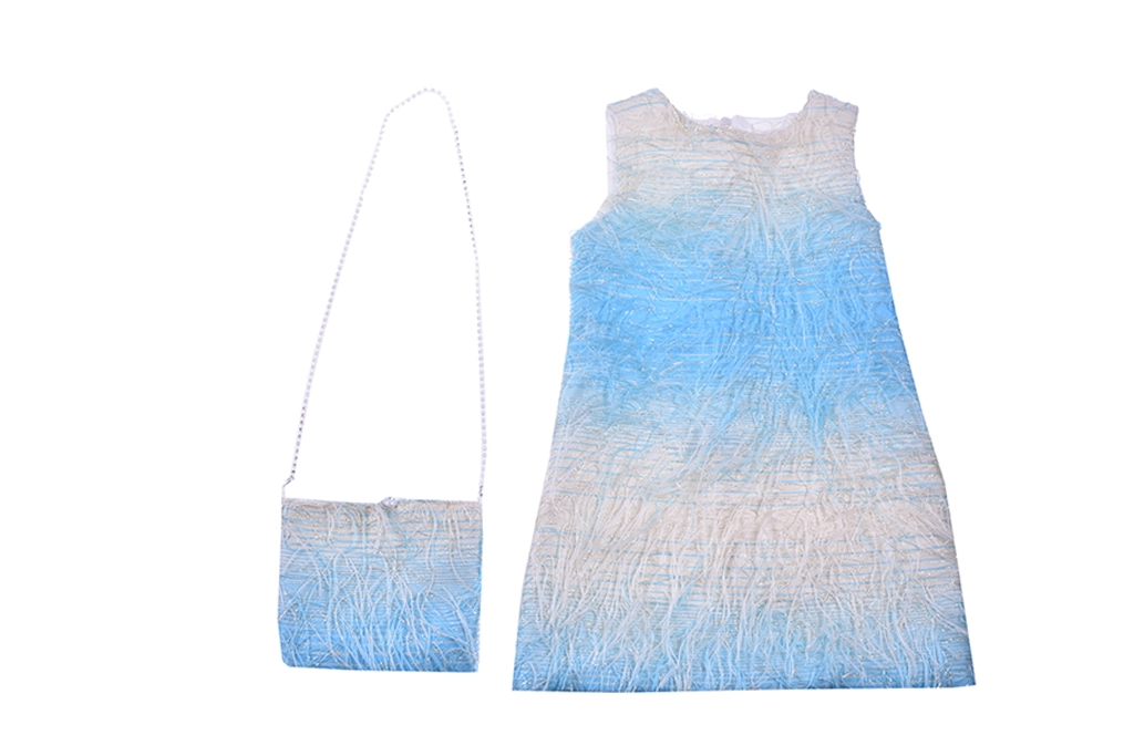 Dress with a bag