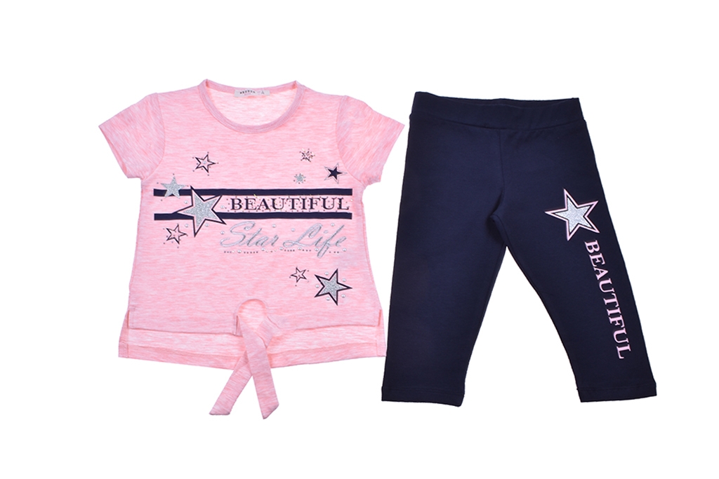 Set short sleeve girl