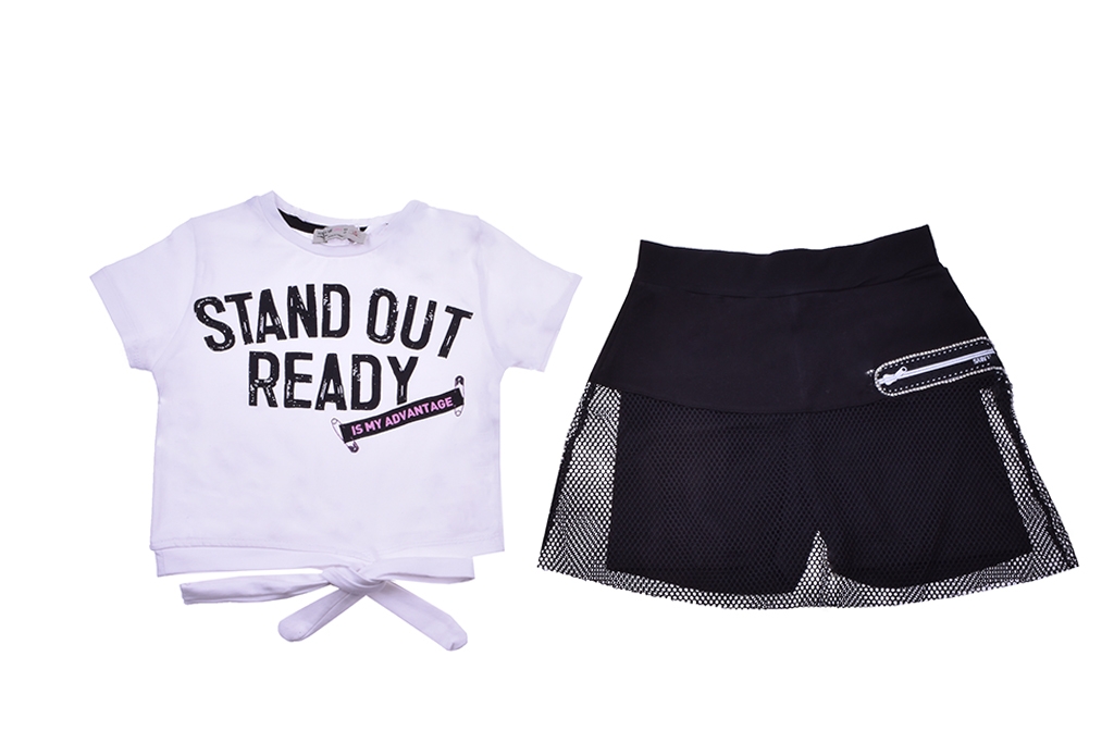 Short sleeve set for girl