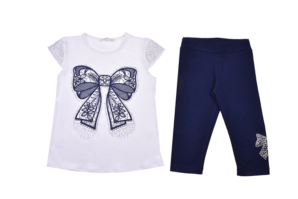 Set short sleeve girl