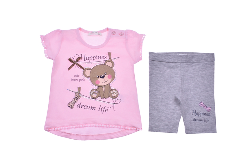 Short sleeve set for girl