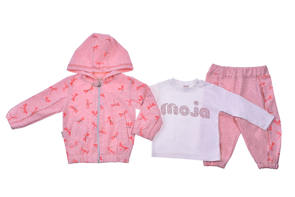 Set of long sleeve girl 3 parts