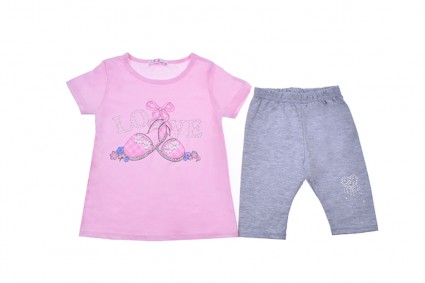 Short sleeve girl set