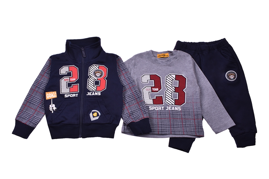 Set long sleeve boy 3 pieces