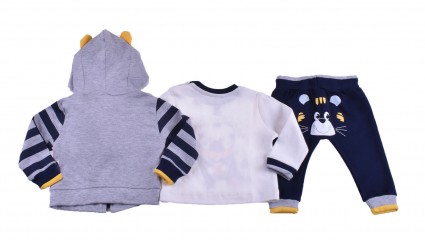 Set long sleeve boy 3 pieces