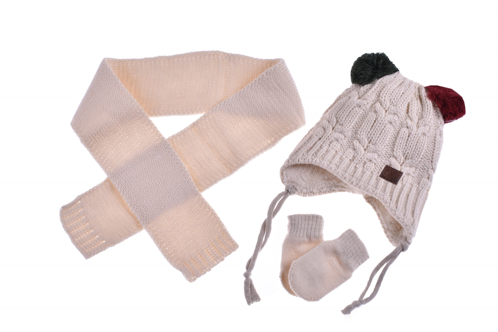 Set with hat, scarf and gloves boy