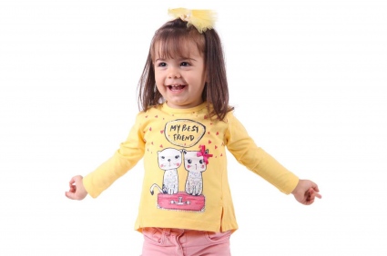 Blouse girl long sleeve