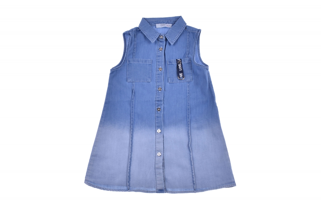 A denim tunic