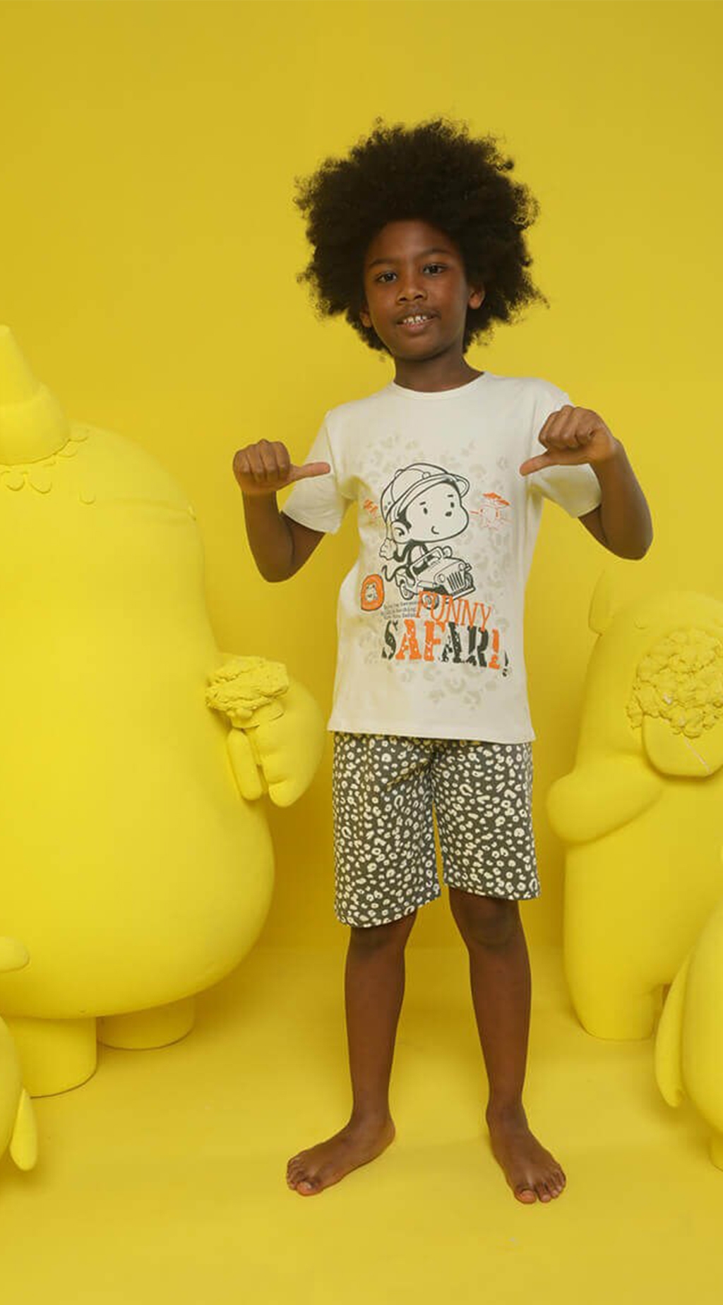 Short sleeve boy pajamas