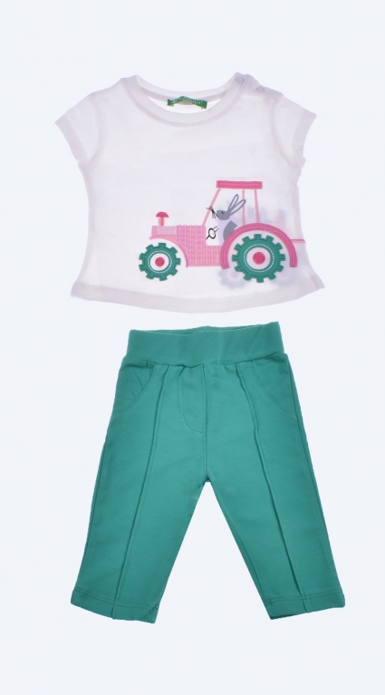 Short sleeve girl set