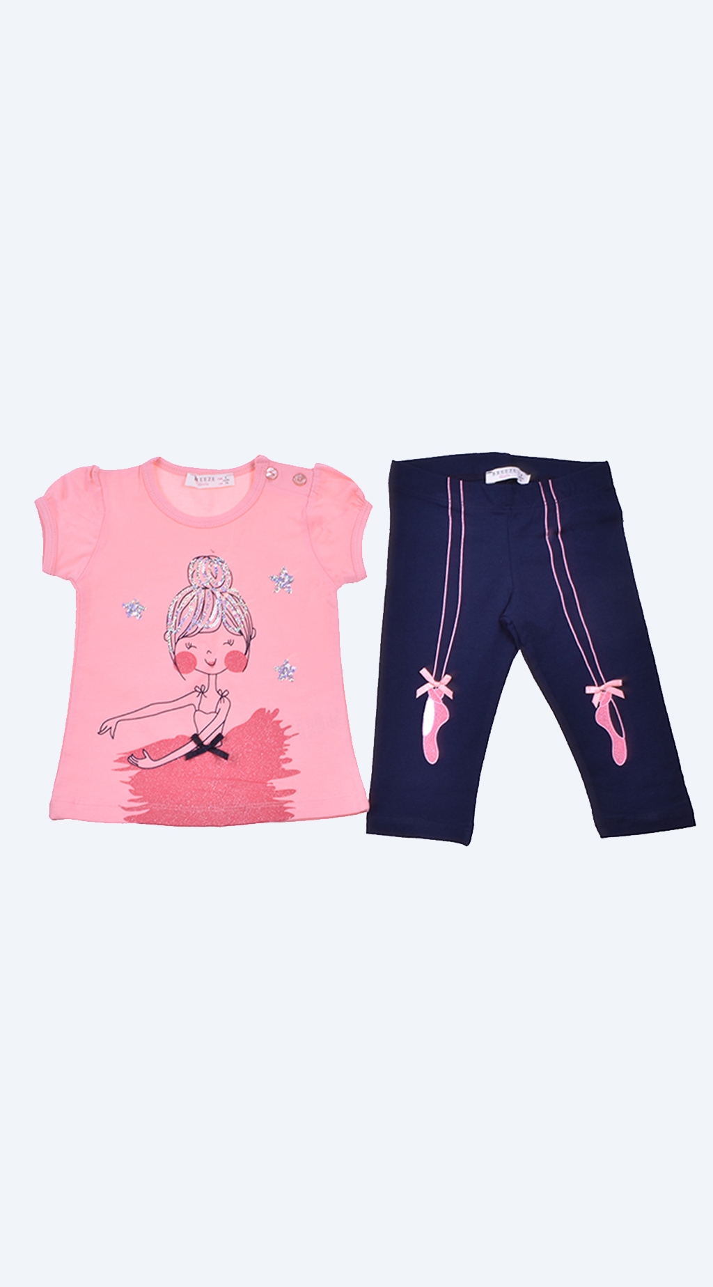 Short sleeve set for girl