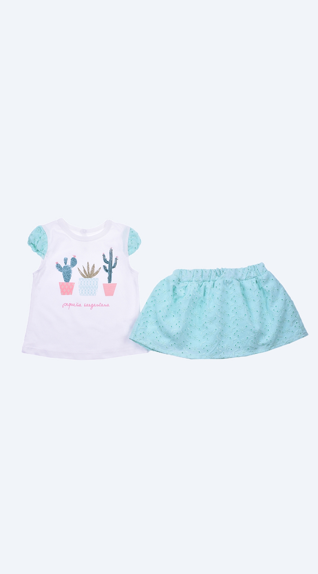 Short sleeve set for girl