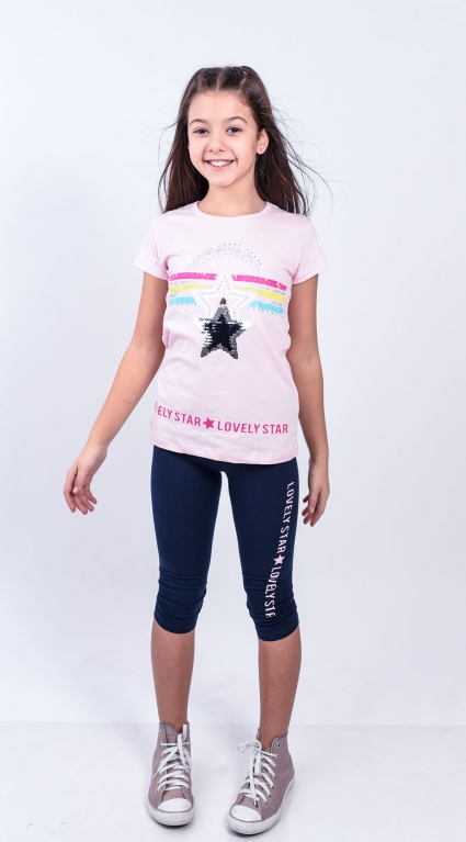 Short sleeve set for girl