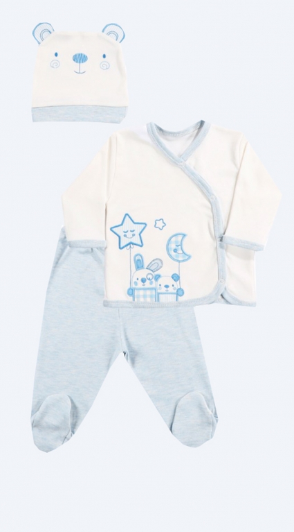 Set long sleeve boy 3 pieces