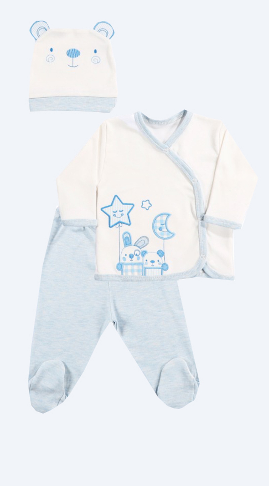 Set long sleeve boy 3 pieces