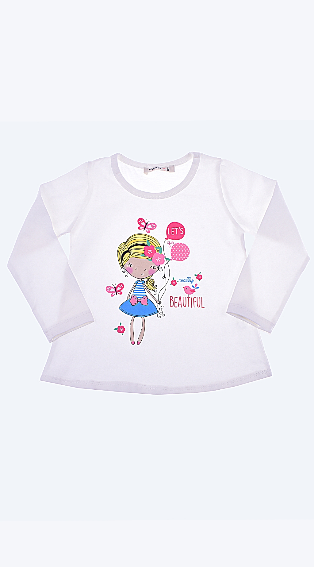 Long sleeve girl blouse