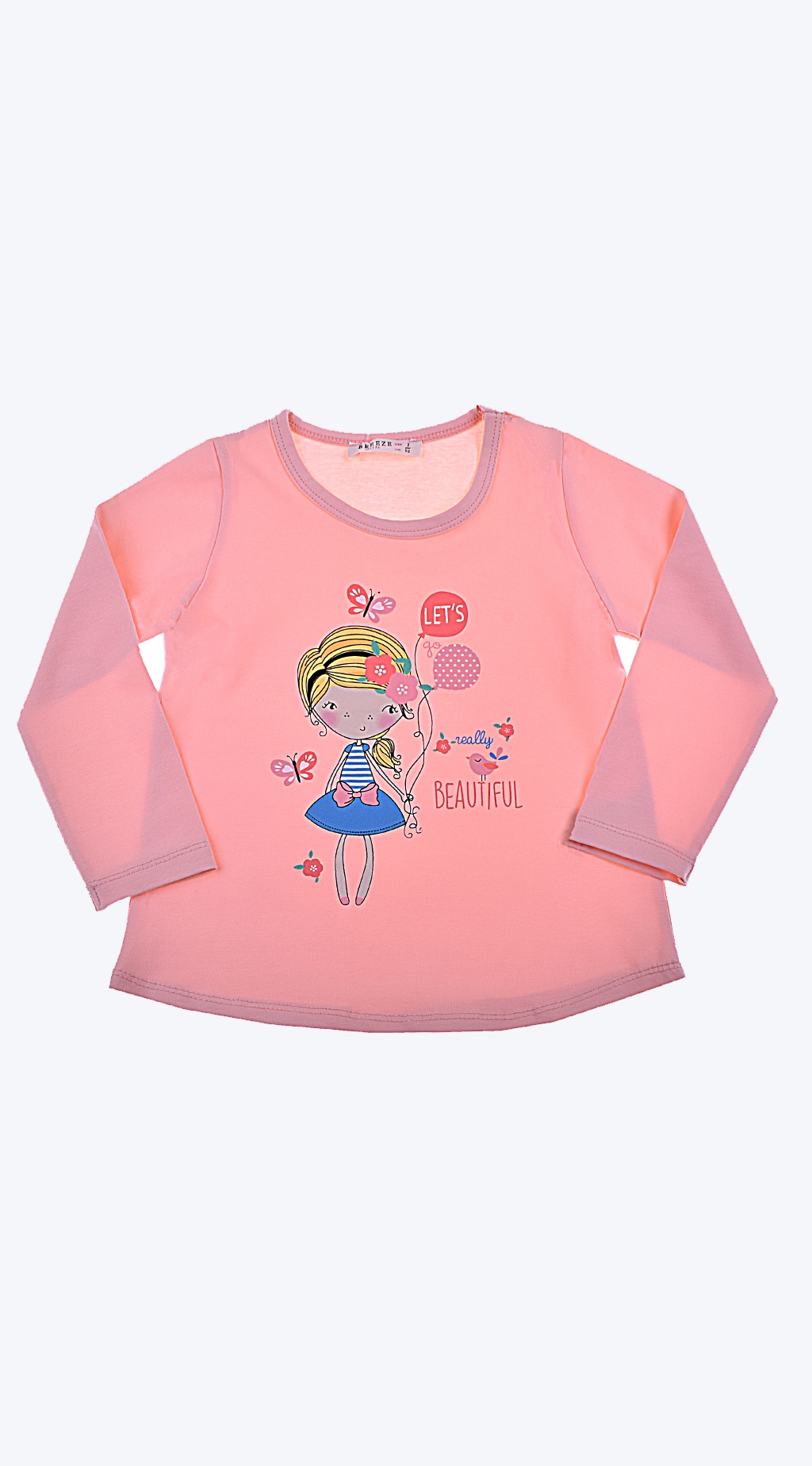 Long sleeve girl blouse
