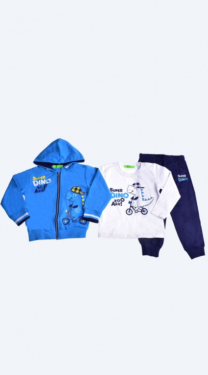 Team long sleeve boy 3 pieces