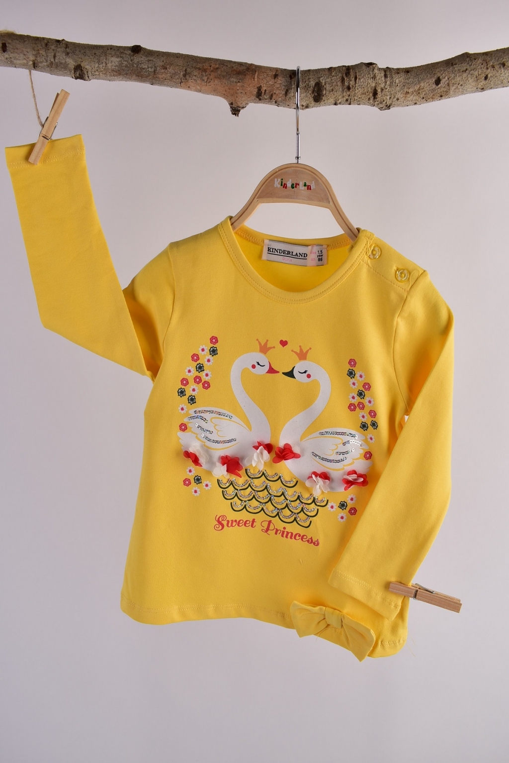 Long sleeve girl blouse