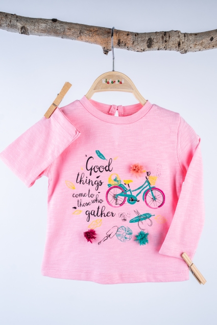 Long sleeve girl blouse