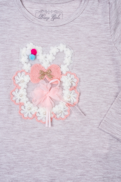 Blouse girl long sleeves