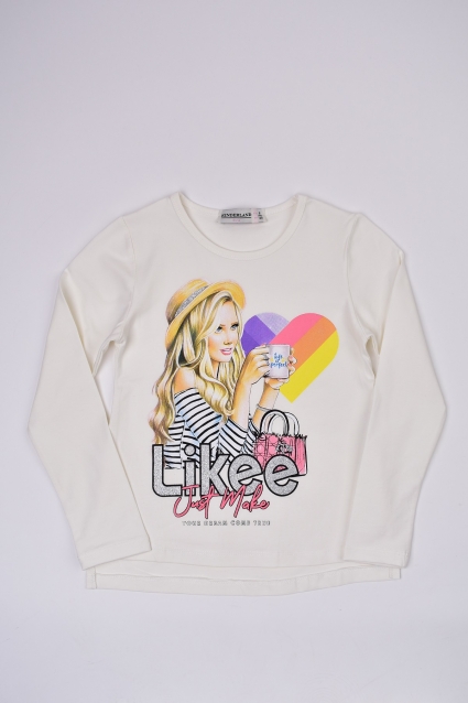 Tunic girl long sleeves