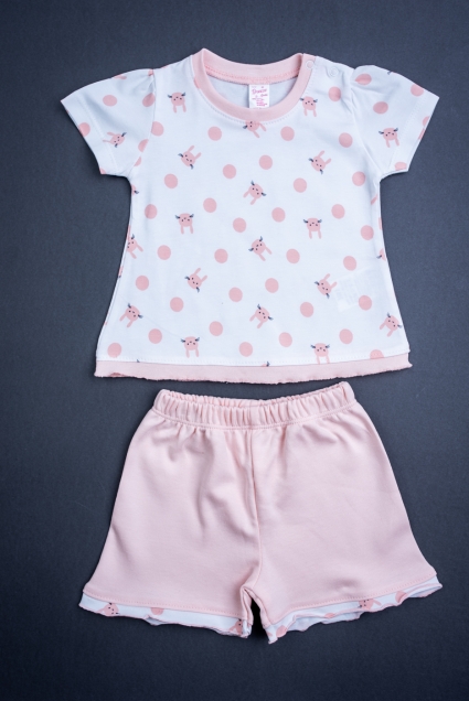 Pajamas girl short sleeves